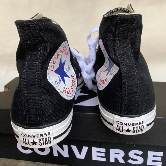 CONVERSE CTAS HI BLACK/WHITE/BLACK MENS - Picture 10 of 13